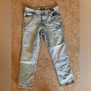 Men’s express jeans straight 36x 32 new with tags